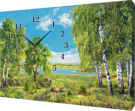 Часы на холсте 40х50 У428